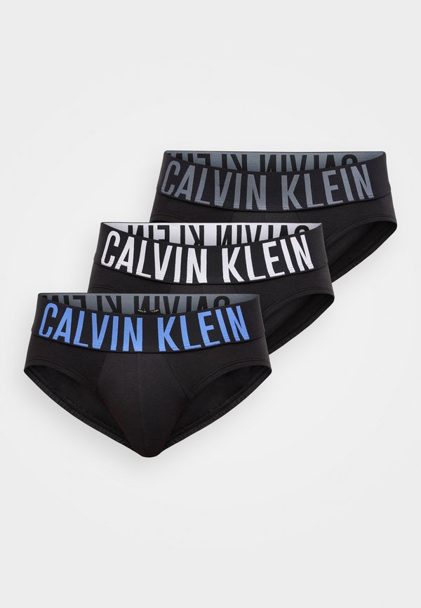 Calvin Klein Underwear HIP BRIEF 3 PACK INTENSE POWER COTTON - Briefs - black/turbulence/white