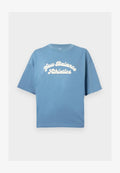 New Balance LINEAR HERITAGE - Print T-shirt - blue