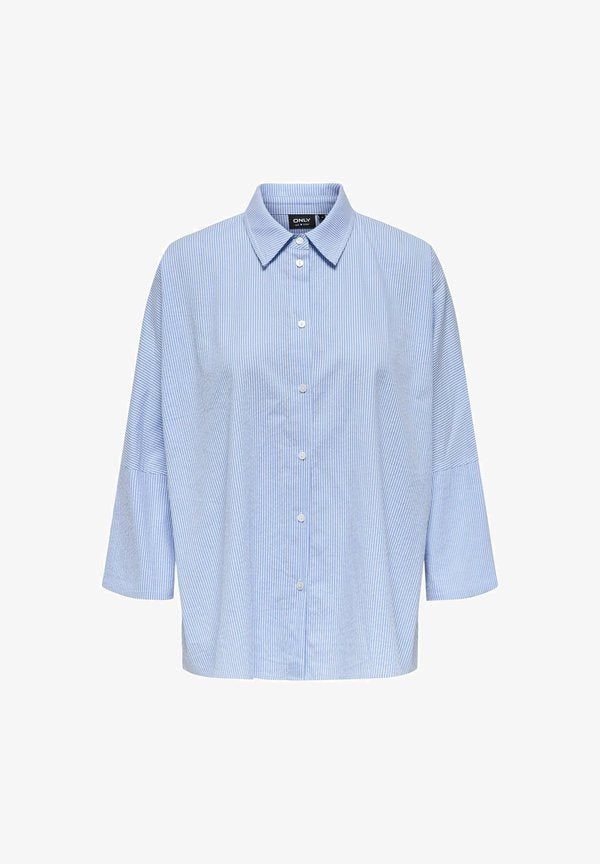 ONLY ONLAUGUSTA - Button-down blouse - cloud dancer