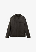 Mango Faux leather jacket - brown