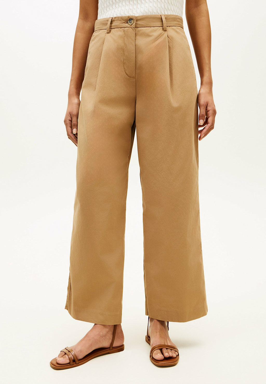 WASHED WIDE LEG TROUSERS Media 3