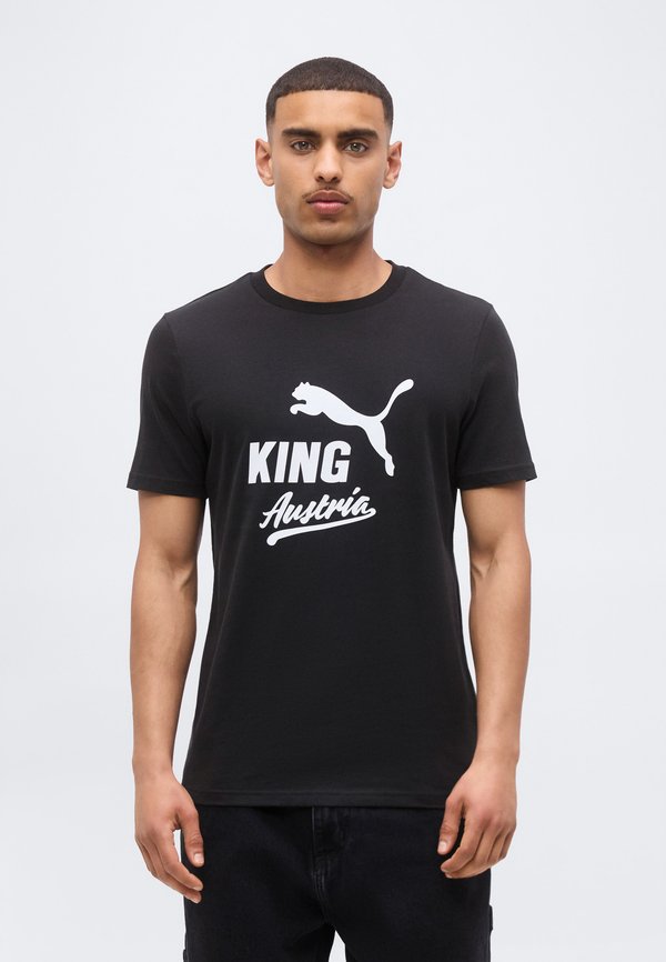 Puma AUSTRIA ÖFB KING LOGO TEE - Print T-shirt - puma/warm white