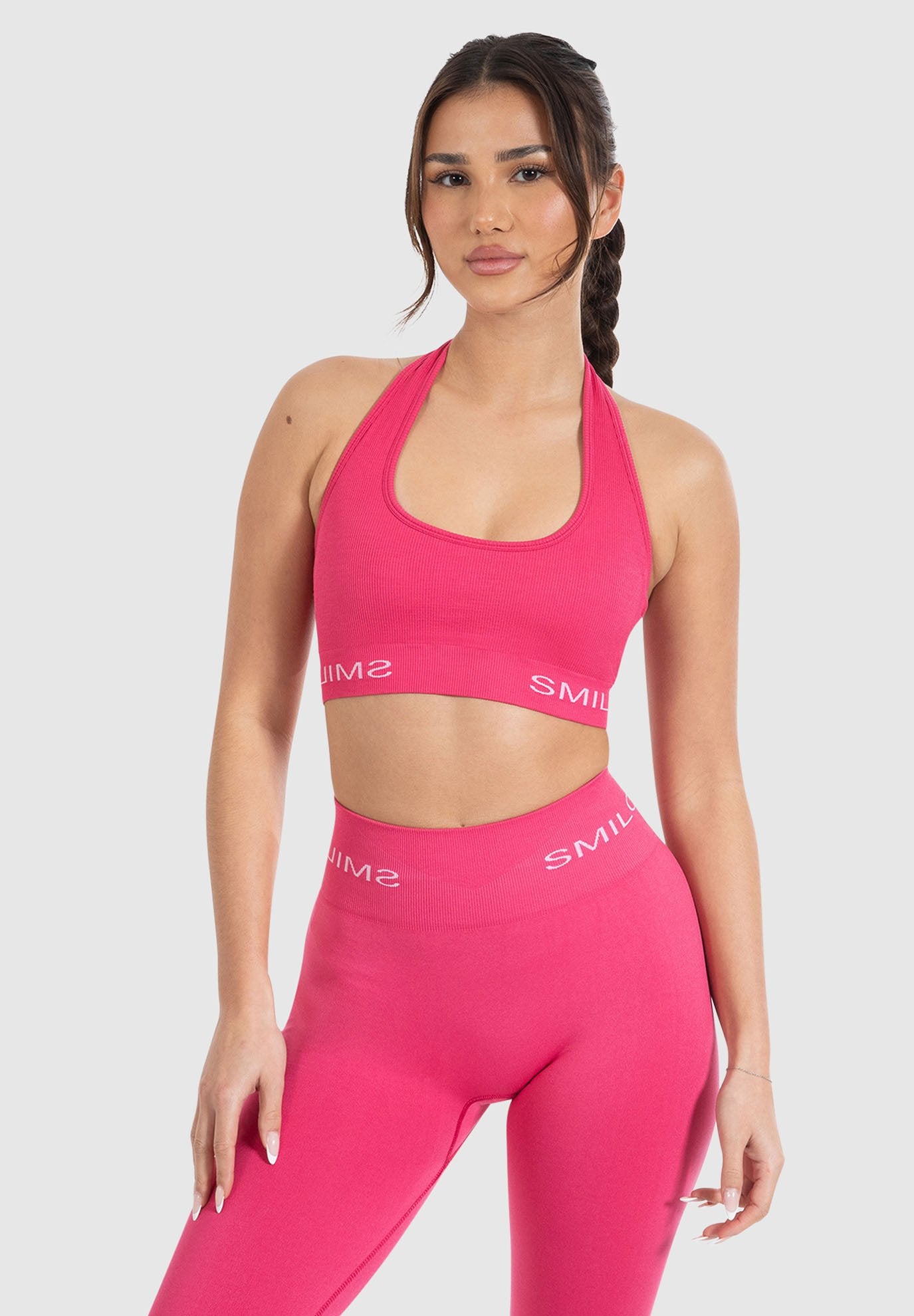 Smilodox AZURA RIBBED NECK HOLDER BRA