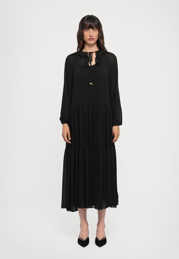 MICHAEL Michael Kors RUFFLE NECK MAXI DRESS