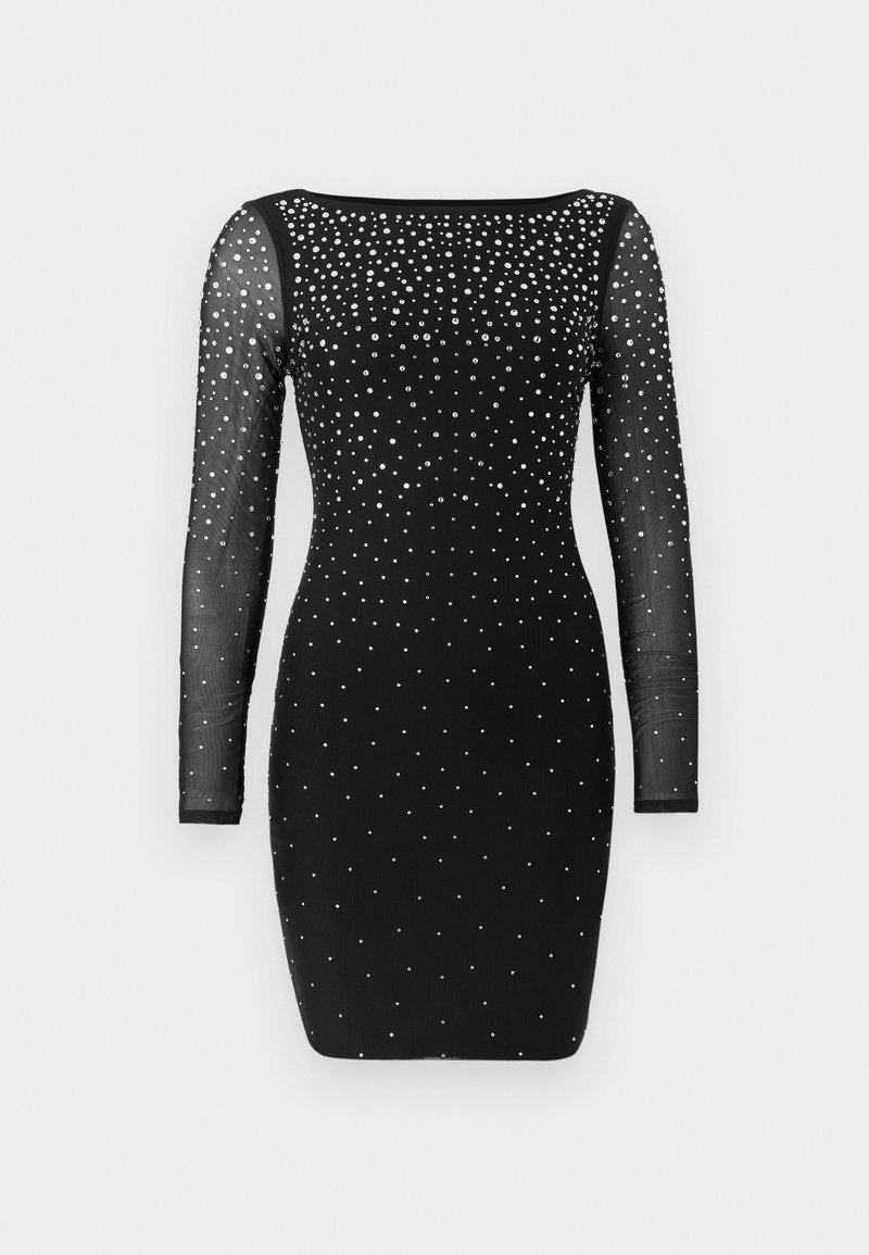 FLORA BOAT NECK DRESS Media 1