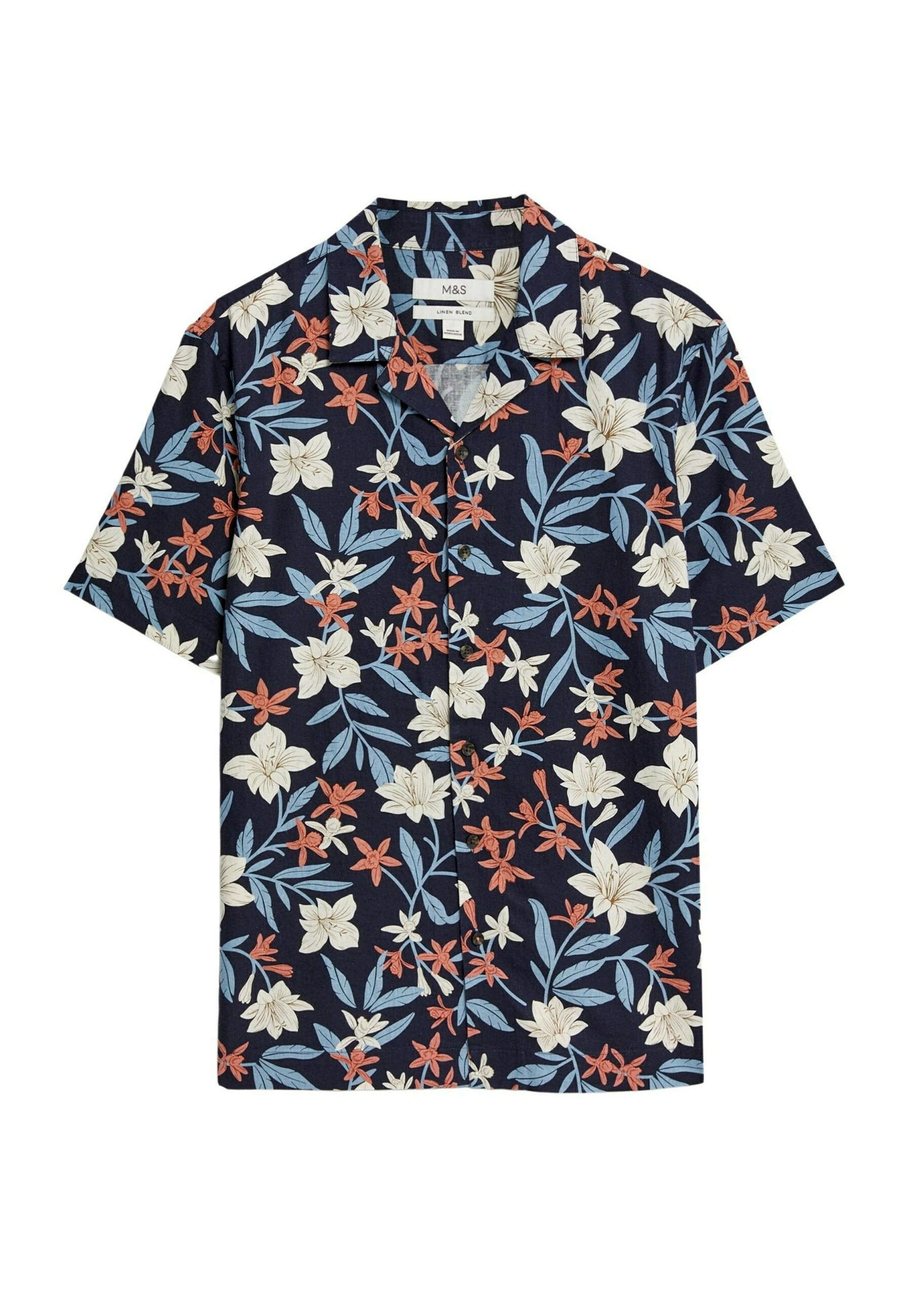 Marks & Spencer EASY IRON HAWAIIAN PRINT