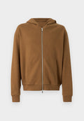 YOURTURN UNISEX WAFFLE RELAXED FIT ZIP-UP HOODIE