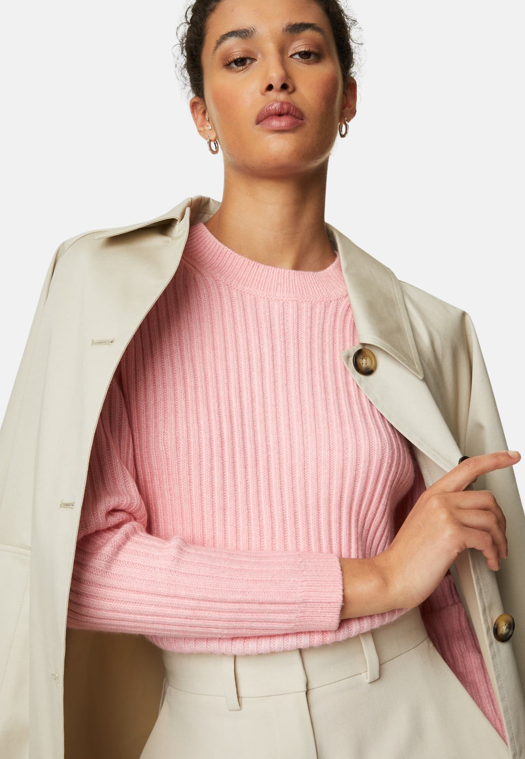 Marks & Spencer RIBBED CREW NECK