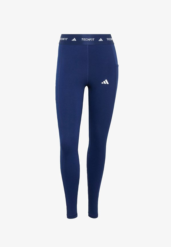 adidas Performance STASH POCKET FULL LENGTH LEGGINGS - Leggings - dark blue