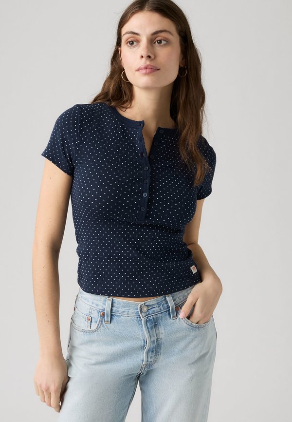 Levi's® DRY GOODS POINTELLE - Basic T-shirt - navy