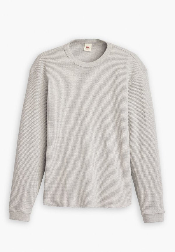 Levi's® THERMAL TEE - Long sleeved top - light gray htr bros bc03