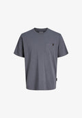 Jack & Jones T-SHIRT PLUS SIZE BADGE T-SHIRT - Basic T-shirt - turbulence