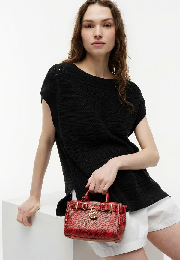 Tommy Hilfiger Handbag - red snake