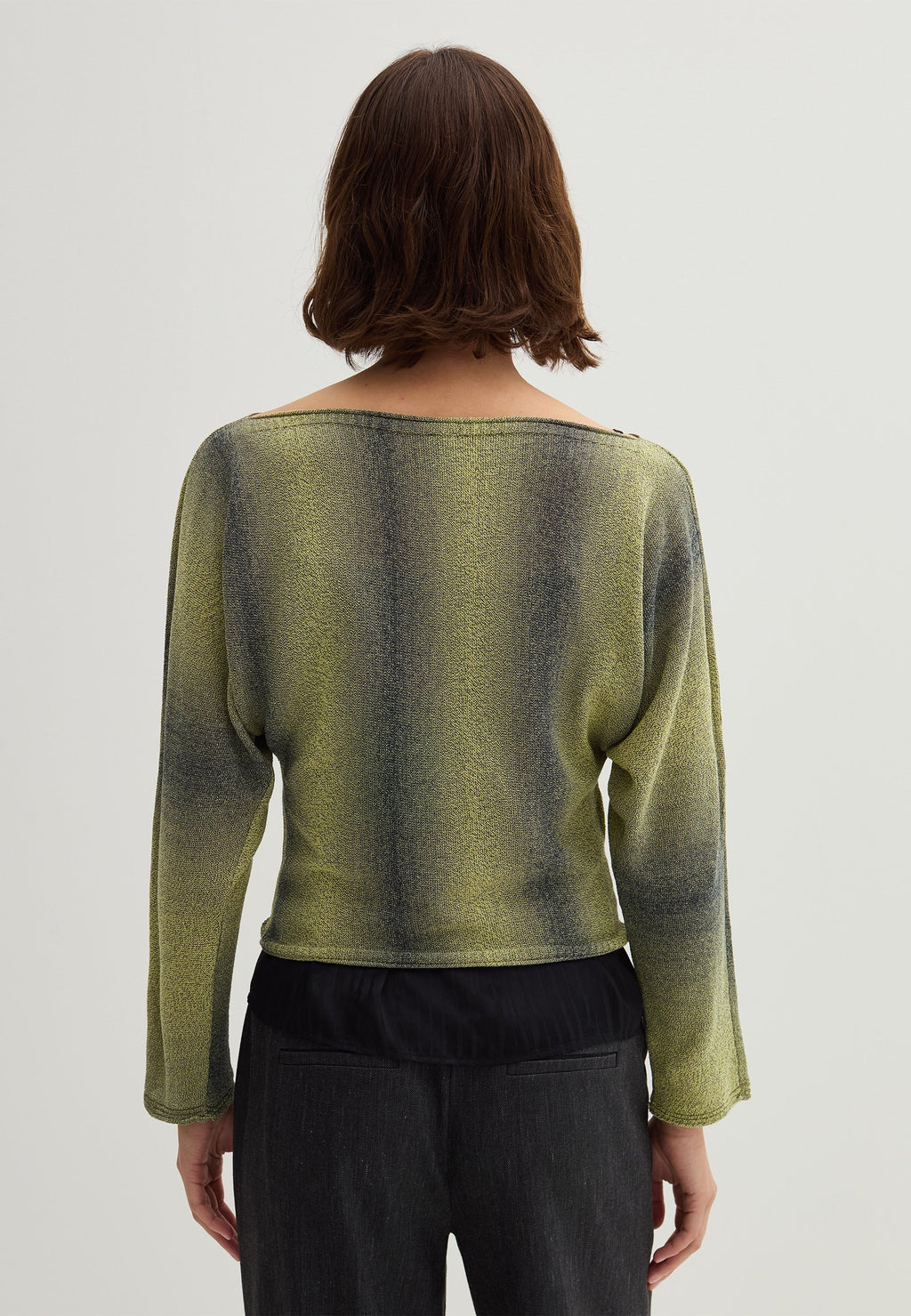 Stefanel SPACE DYED WITH BOAT NECK
