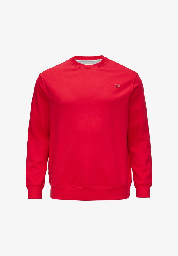 s.Oliver AUS MIT LOGO-DETAIL - Sweatshirt - himbeere