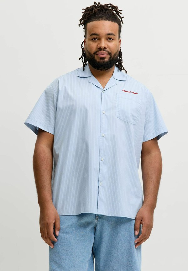 Jack & Jones HAWAII-HEMD HAWAII-HEMD PLUS SIZE - Shirt - cashmere blue