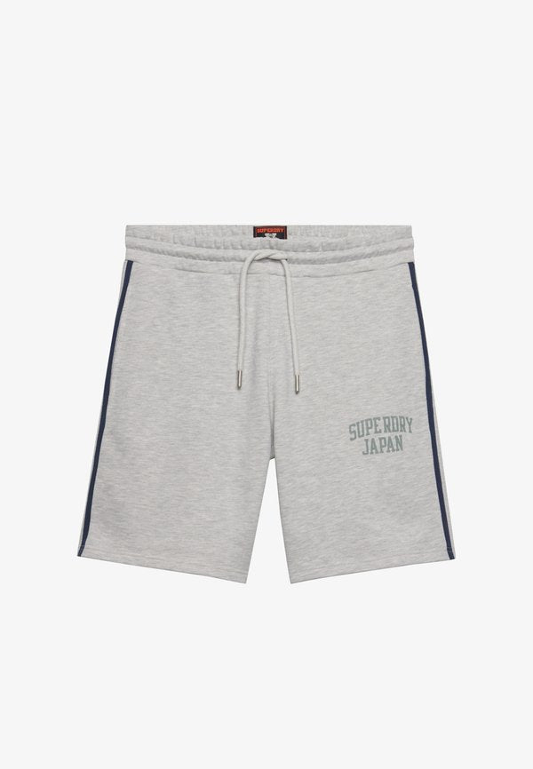 Superdry & Co ATHLETIC ESSENTIALS - Tracksuit bottoms - cadet grey marl