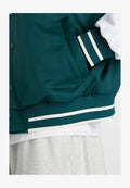 New Balance ATHLETICS VARSITY JACKET - Bomber Jacket - medusa green sea salt