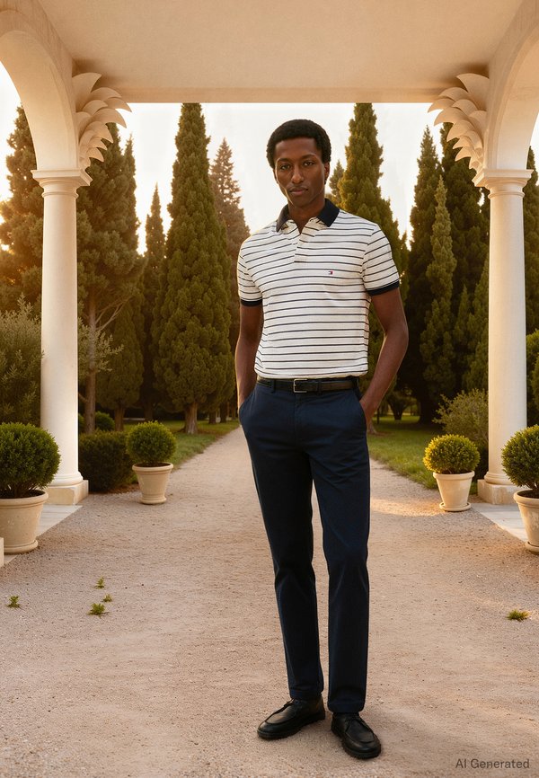 Tommy Hilfiger CORE DENTON - Chinos - desert sky