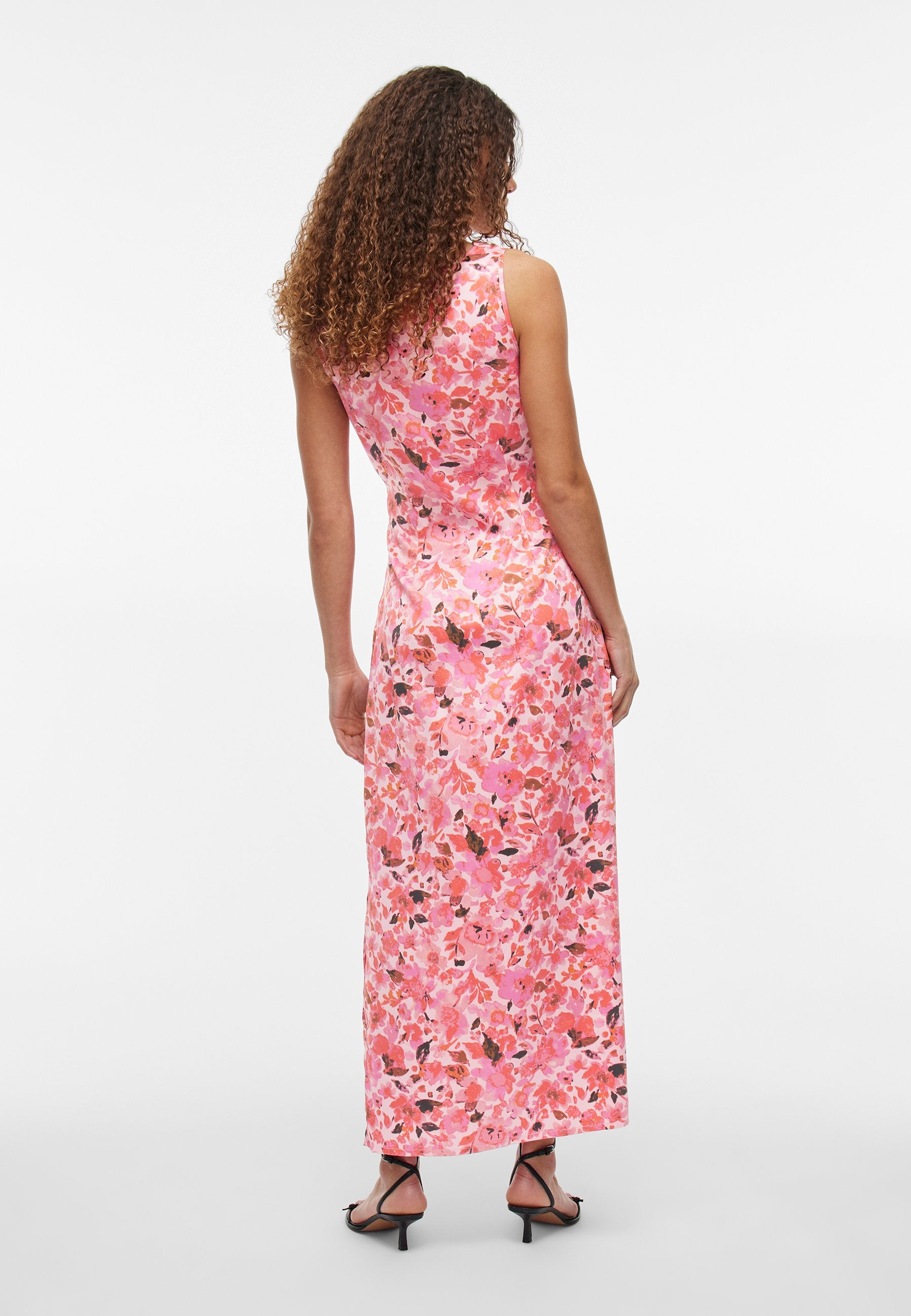 VILA VIANITA WATERFALL ANKLE DRESS