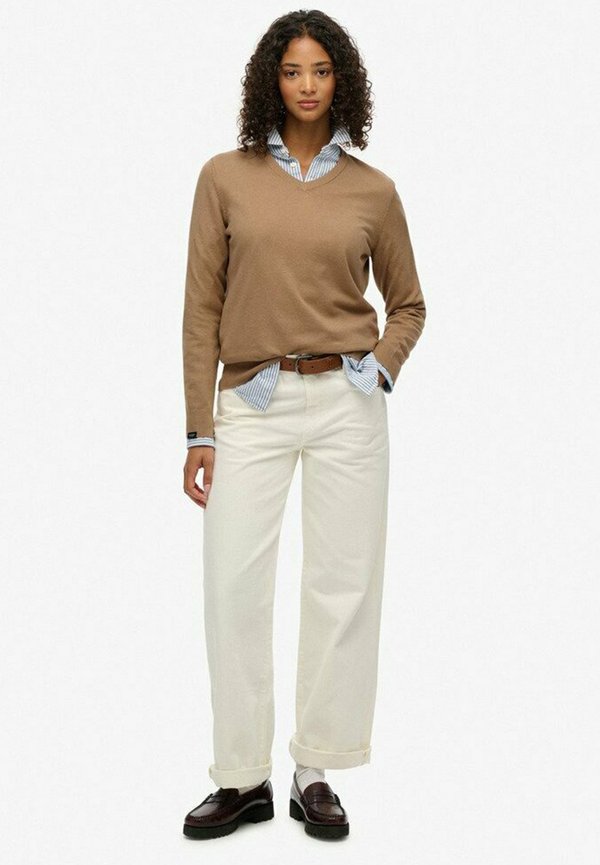 Superdry & Co Jumper - light taupe marl