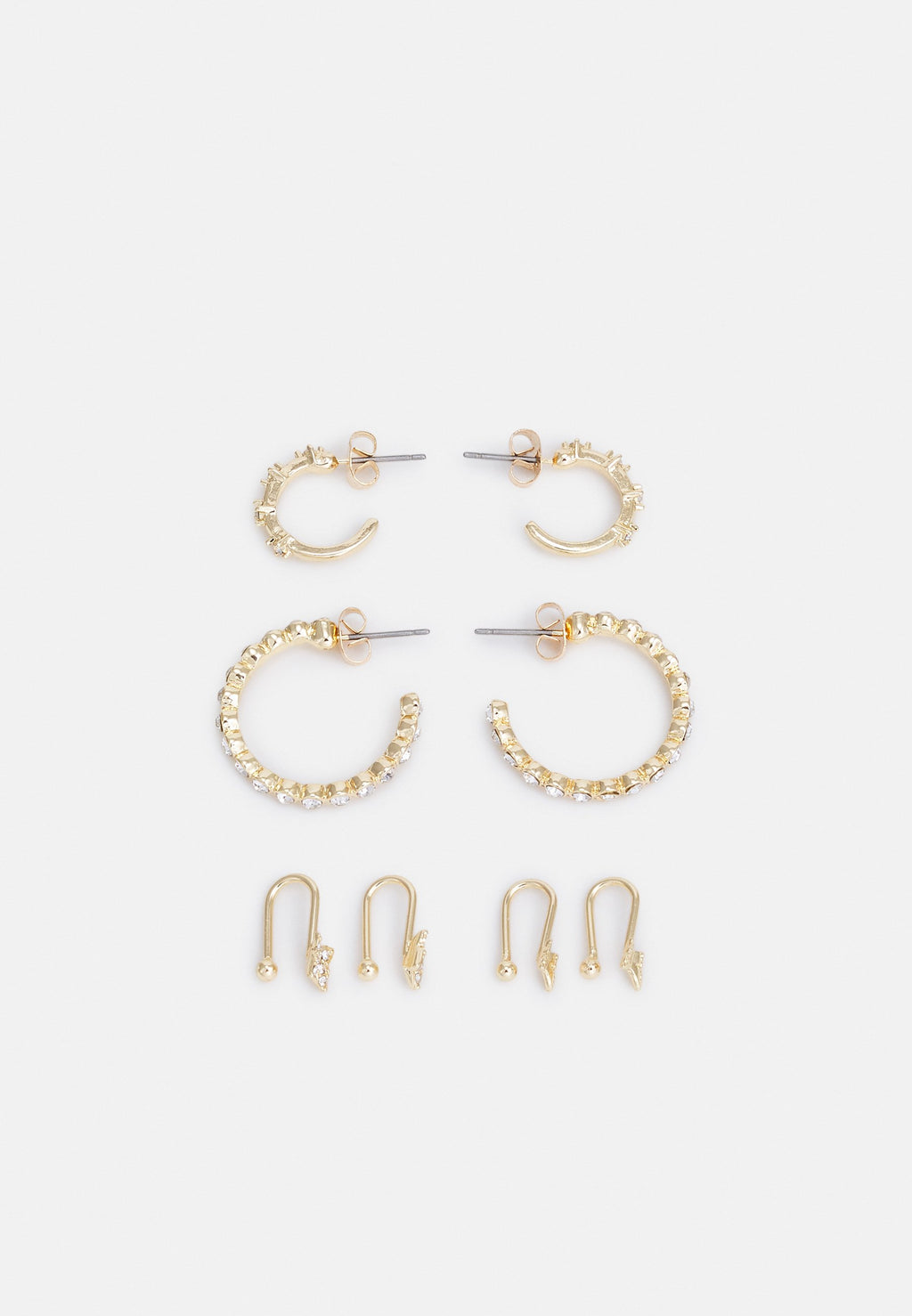 Pieces PCMUTFLY EARRINGS 4 PACK