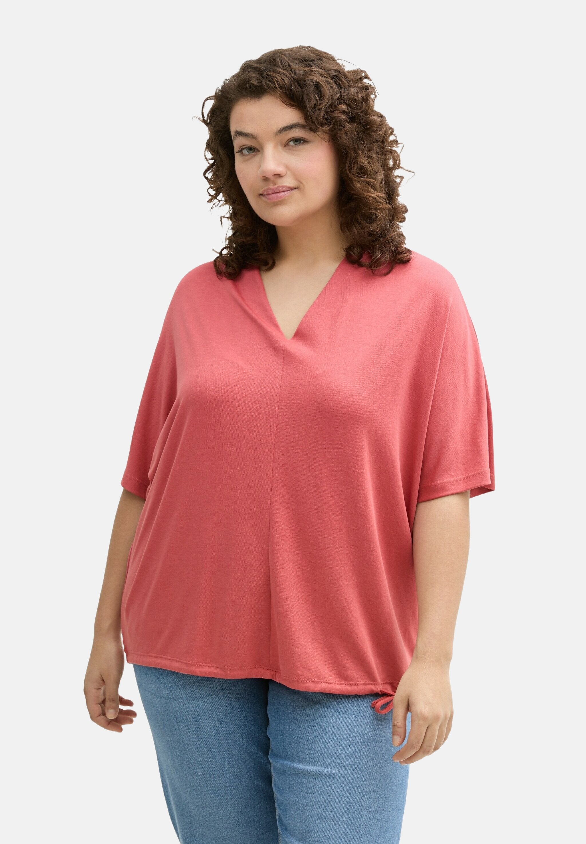 TOM TAILOR PLUS SIZE MIT V-AUSSCHNITT