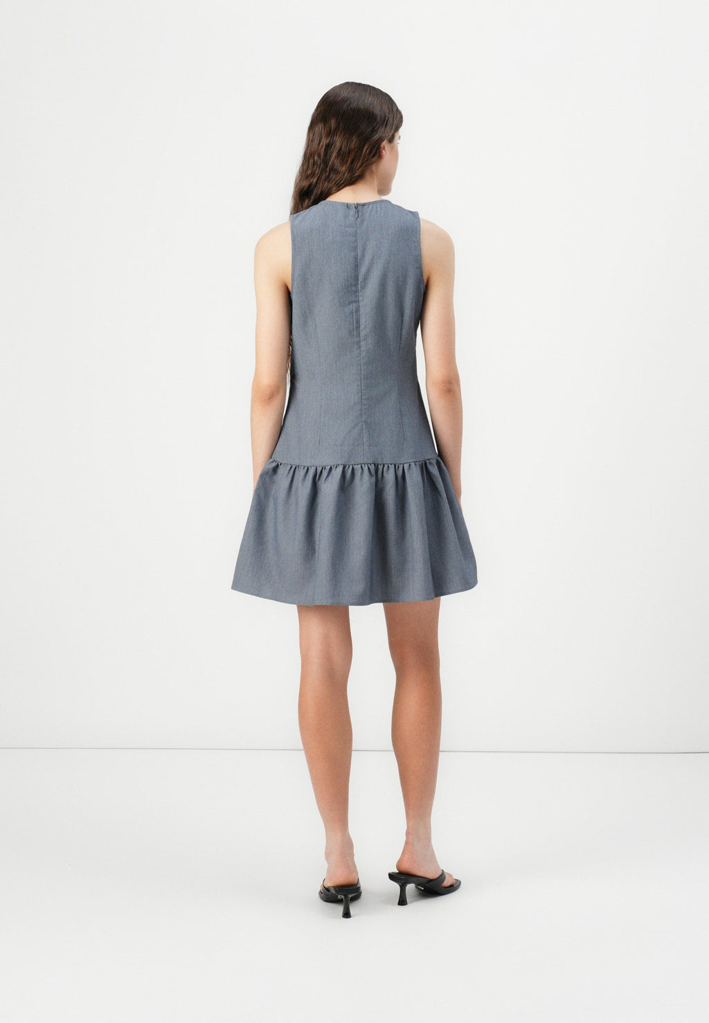 Noisy May NMTILLA O NECK TIE DRESS