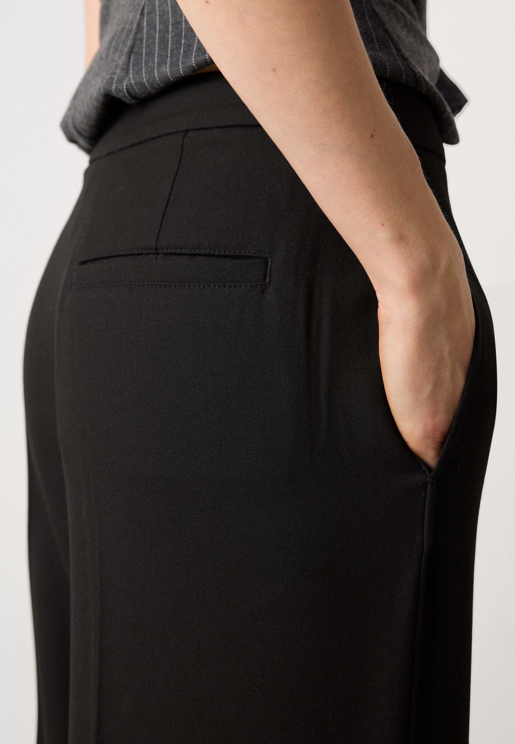 Marc O'Polo PANTS LONG LEG CULOTTE FITTED AT WAIST WAISTBAND ZIP FLY