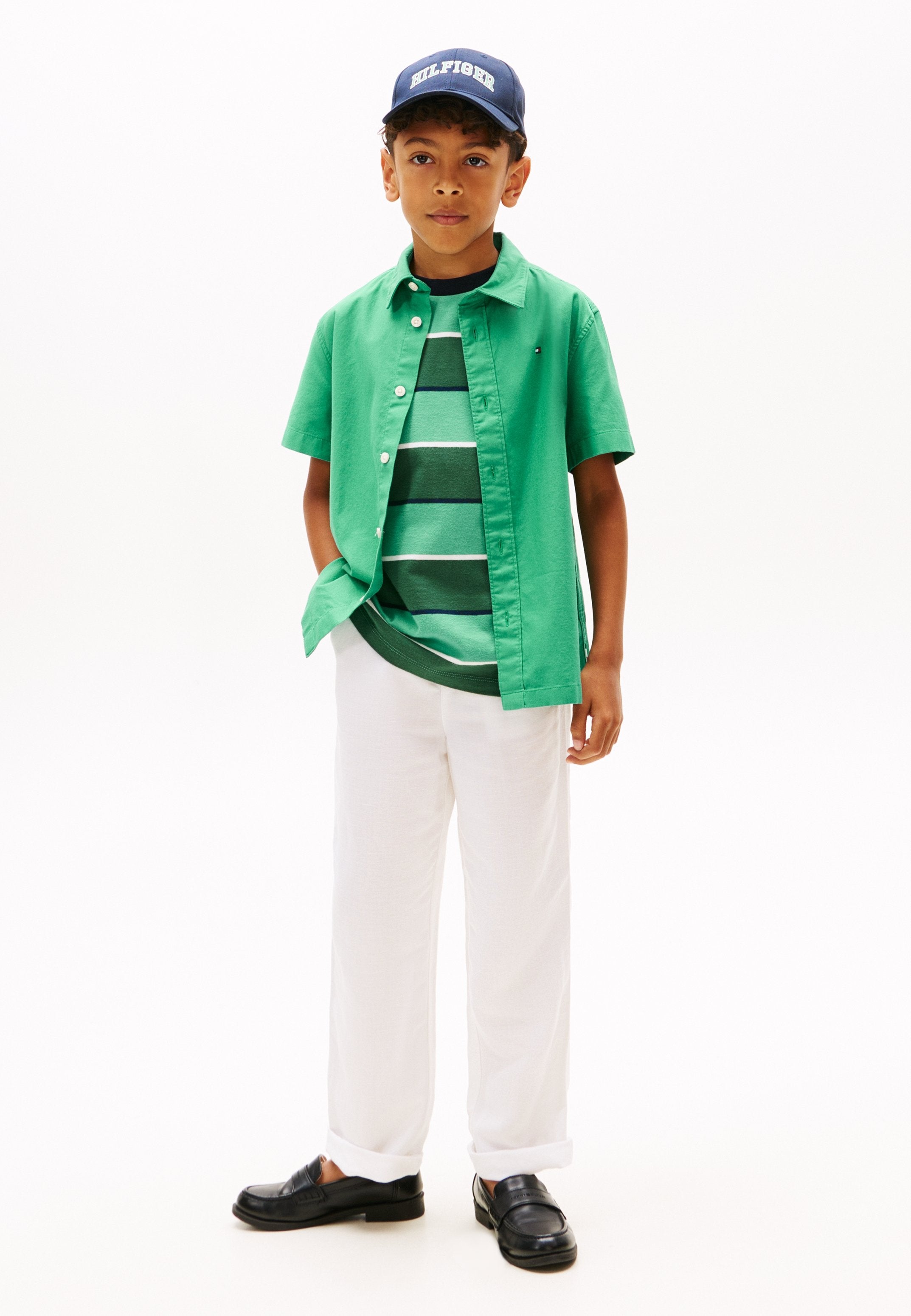 SIGNATURE RELAXED LINEN BLEND TROUSERS Media 2