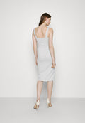 WAL G. WEDDING ALMA V NECK MIDI