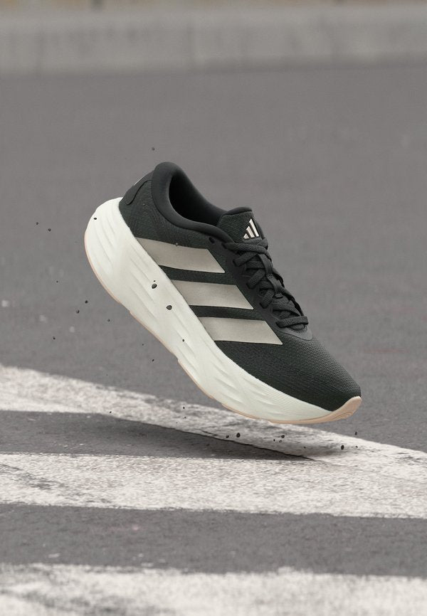 adidas Performance GALAXY 8 W - Road running shoes - carbon/platin-coloured metallic