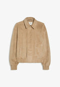 Bershka Faux leather jacket - white
