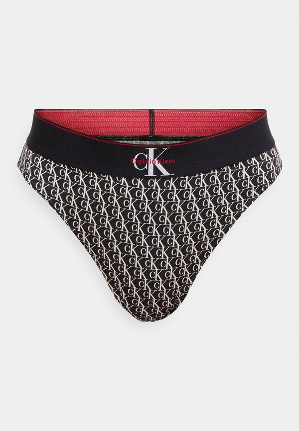 Calvin Klein Underwear HIGH WAIST BIKINI - CK GRAPHIC - Briefs - black