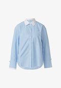 s.Oliver MIT DETAIL - Button-down blouse - arktisblau
