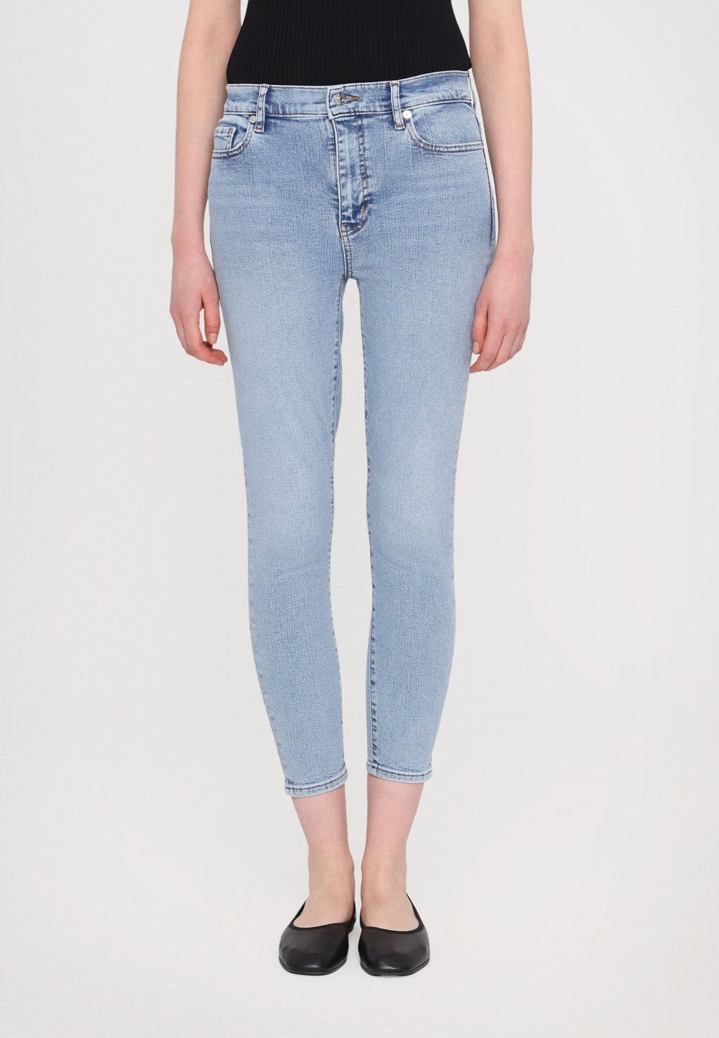 FRAME LE HIGH SKINNY CROP