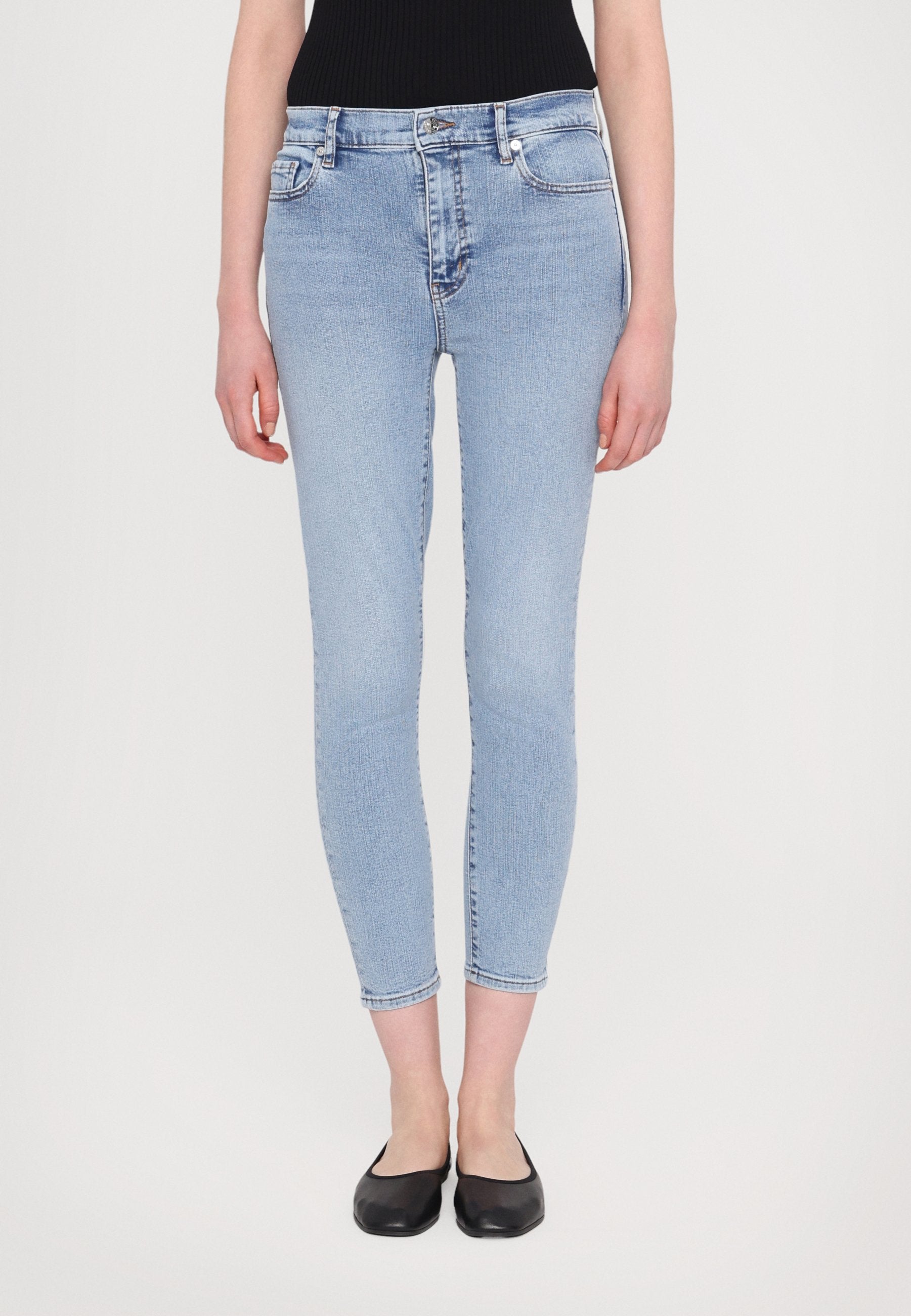 FRAME LE HIGH SKINNY CROP