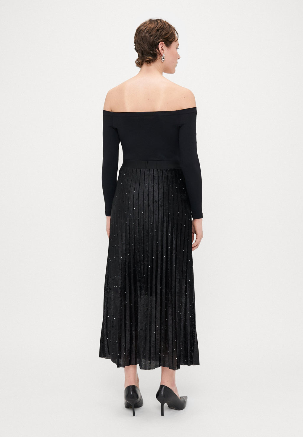 ONLDELIA LONG PLEATED STONE SKIRT  Media 4