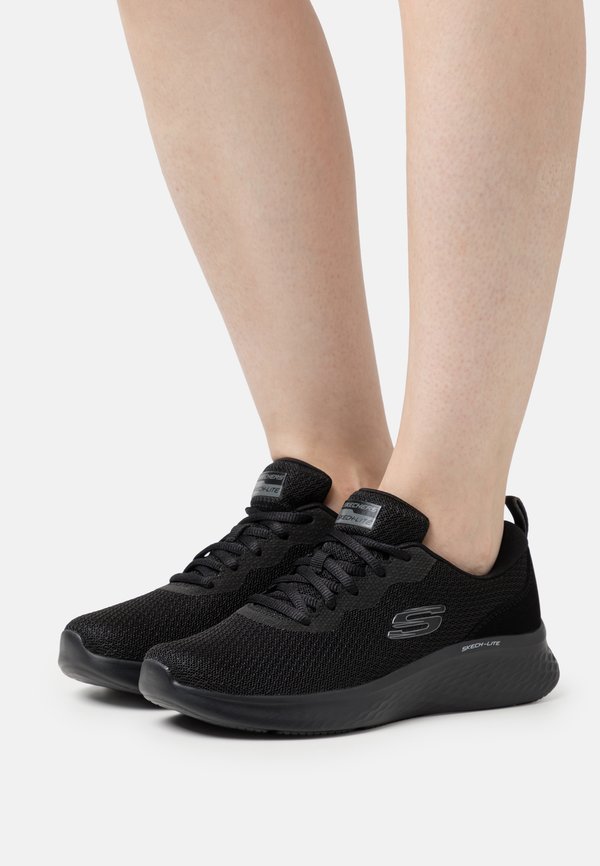 Skechers LITE PRO - Trainers - black/gunmetal trim
