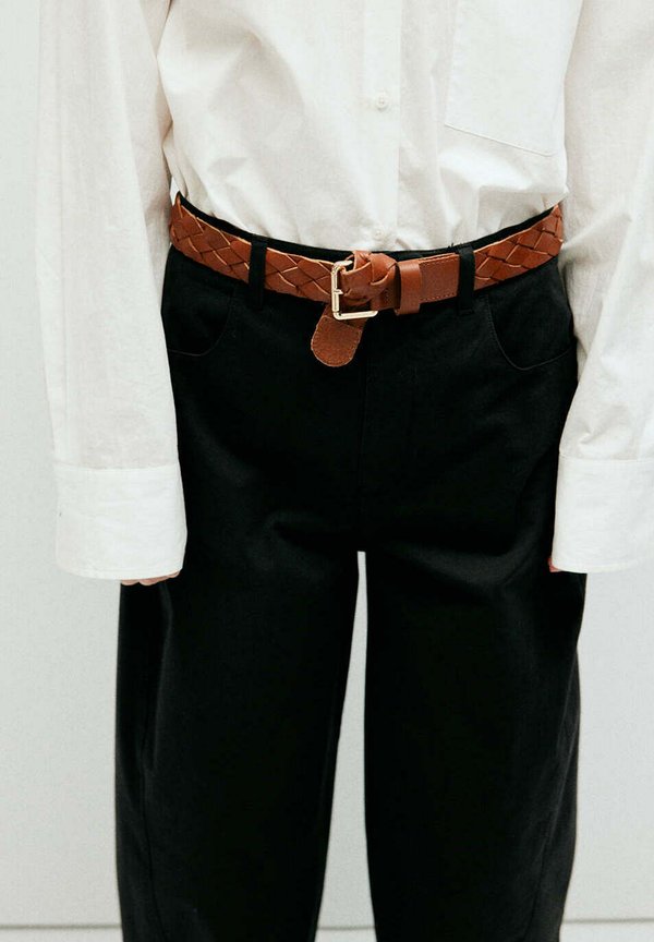 Mango ADULT - Trousers - black