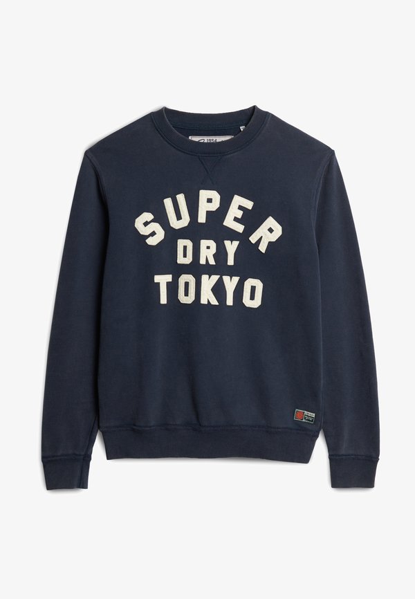 Superdry & Co VINTAGE ATHLETIC CREW - Sweatshirt - rich navy