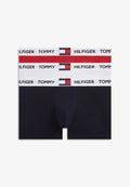 Tommy Hilfiger HERITAGE LOGO 3 PACK - Trunks - medium red/white/sky