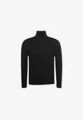 Calvin Klein MOCK NECK - Jumper - black