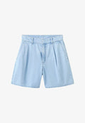 Mango ADULT - Denim shorts - light blue
