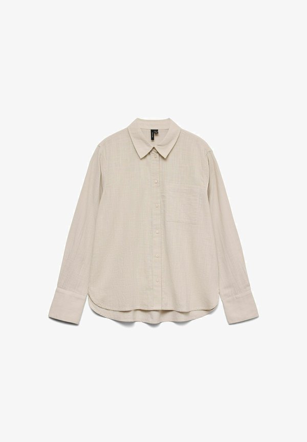 Vero Moda VMCAIA - Button-down blouse - silver lining