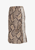 adidas Originals SNAKE PRINT SATIN - A-line skirt - linen   magic beige