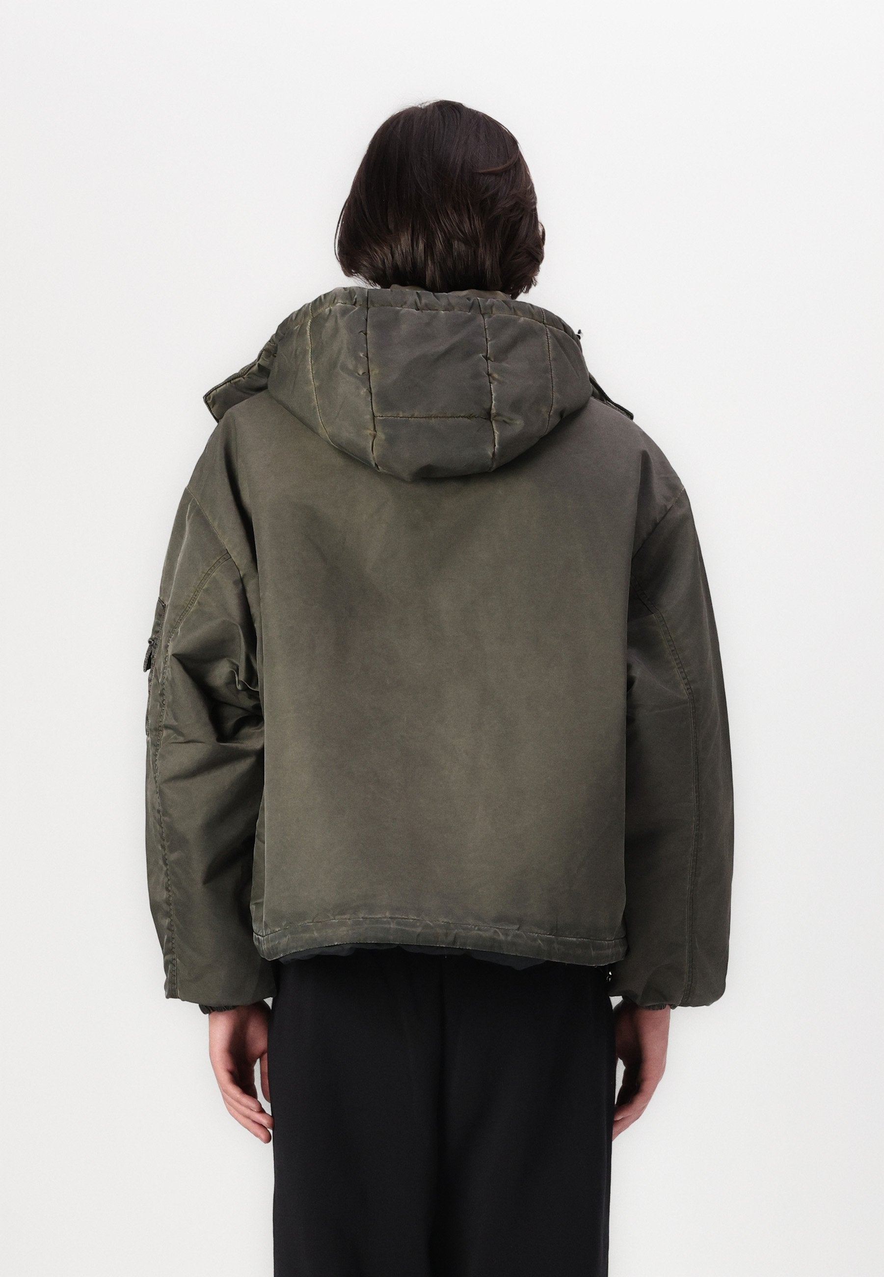 LOW LIGHTS STUDIOS® WASHED MOON PUFFER JACKET UNISEX