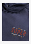 Superdry & Co TAP ROOM - Hoodie - lauren navy