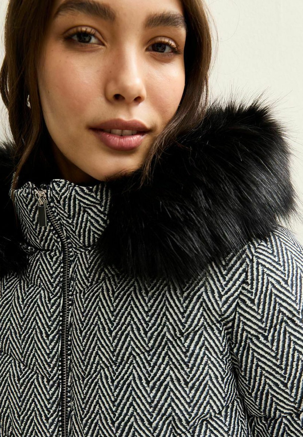 New Look PRINT SKI PUFFER