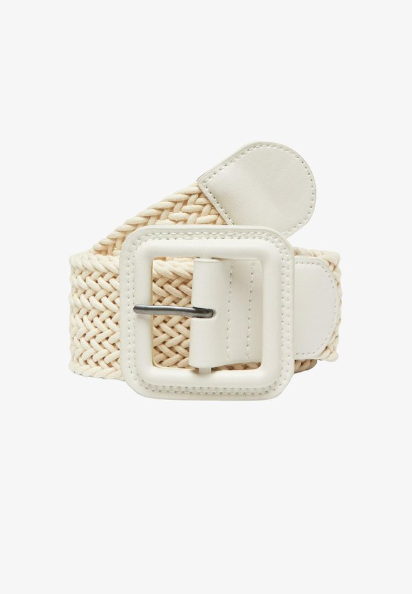 s.Oliver TAILLENGÜRTEL - Braided belt - helles beige